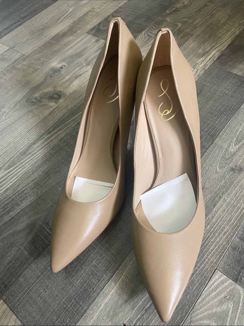 Sam Edelman Pointed-Toe  Hazel Pumps in Light Natural